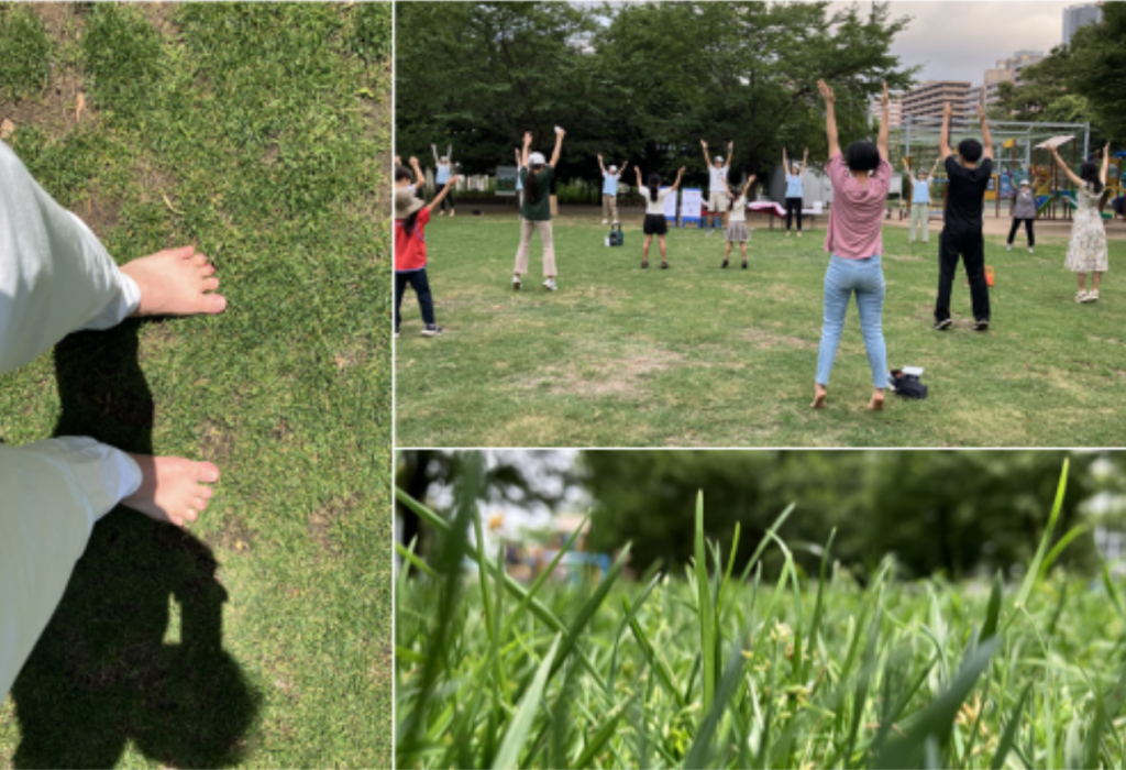  今年もやります!「はだしでラジオ体操」in 黎明橋公園