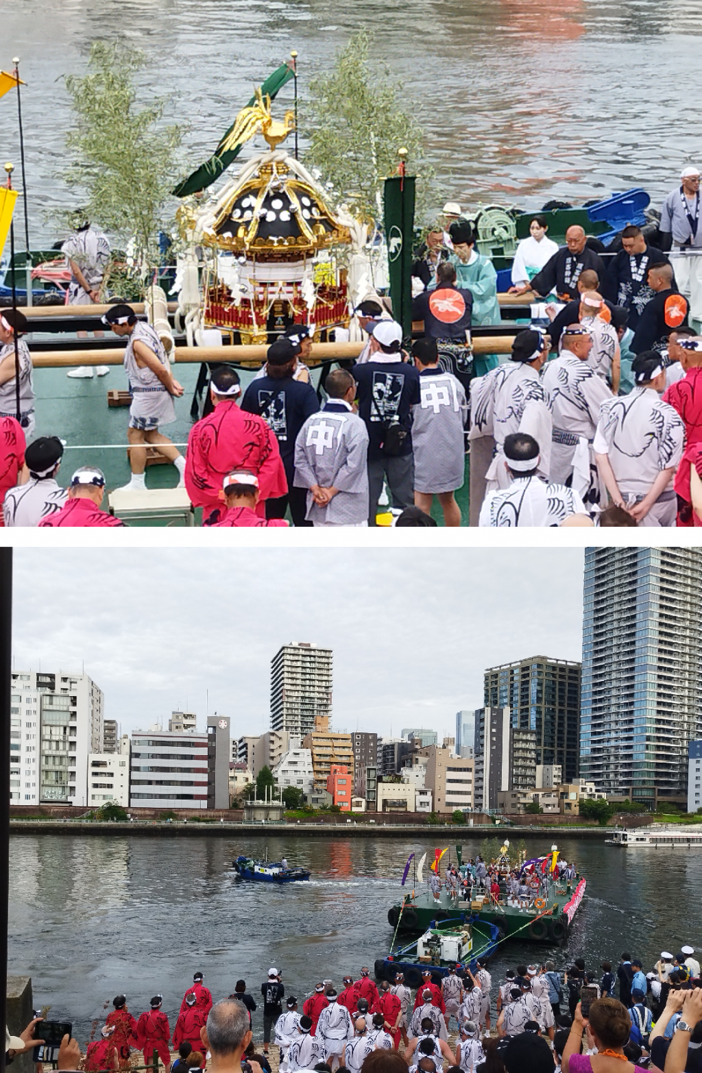  住吉神社例大祭：　2026年最新の＜船渡御＞の風景と、かつての＜海中渡御＞の風景