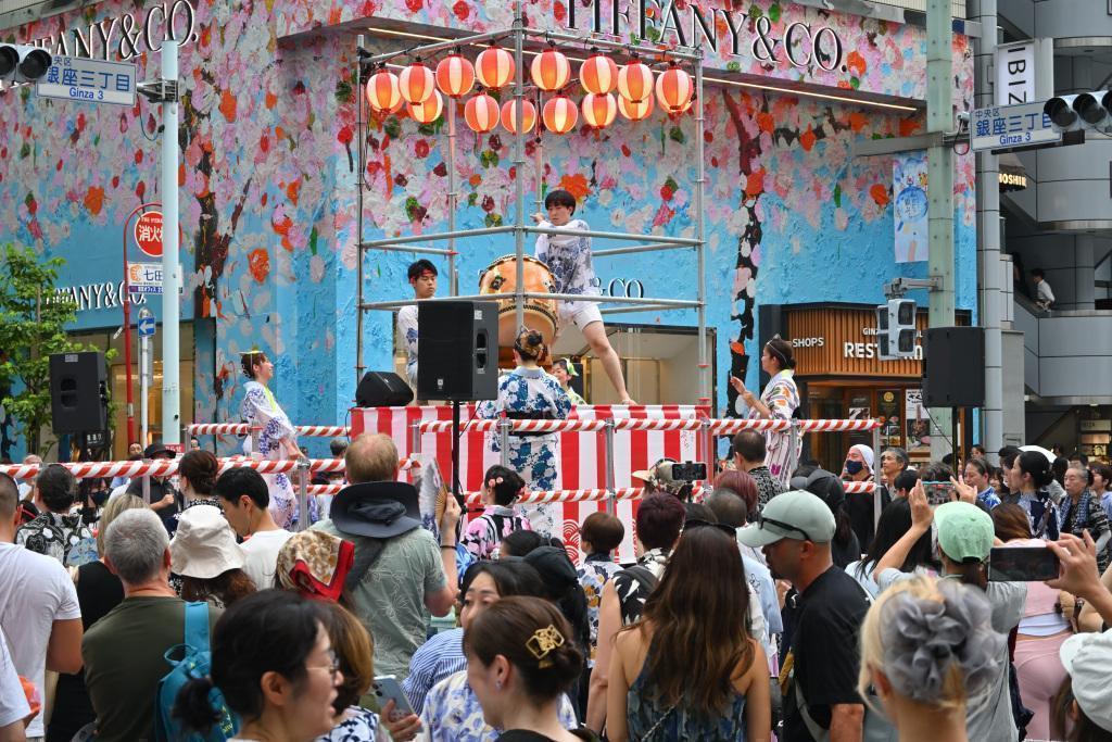 Bon Dance in Ginza I Went to “Yukata de Ginbura” in Ginza!