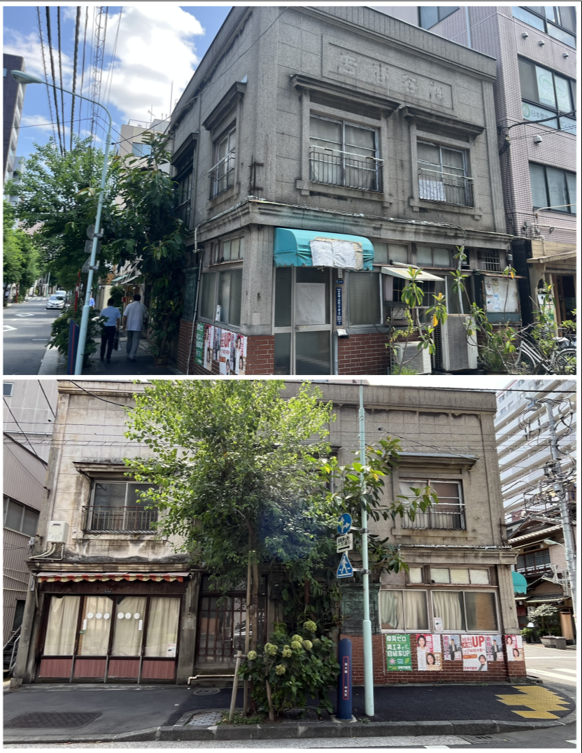 ② 人形町に残る古い建物