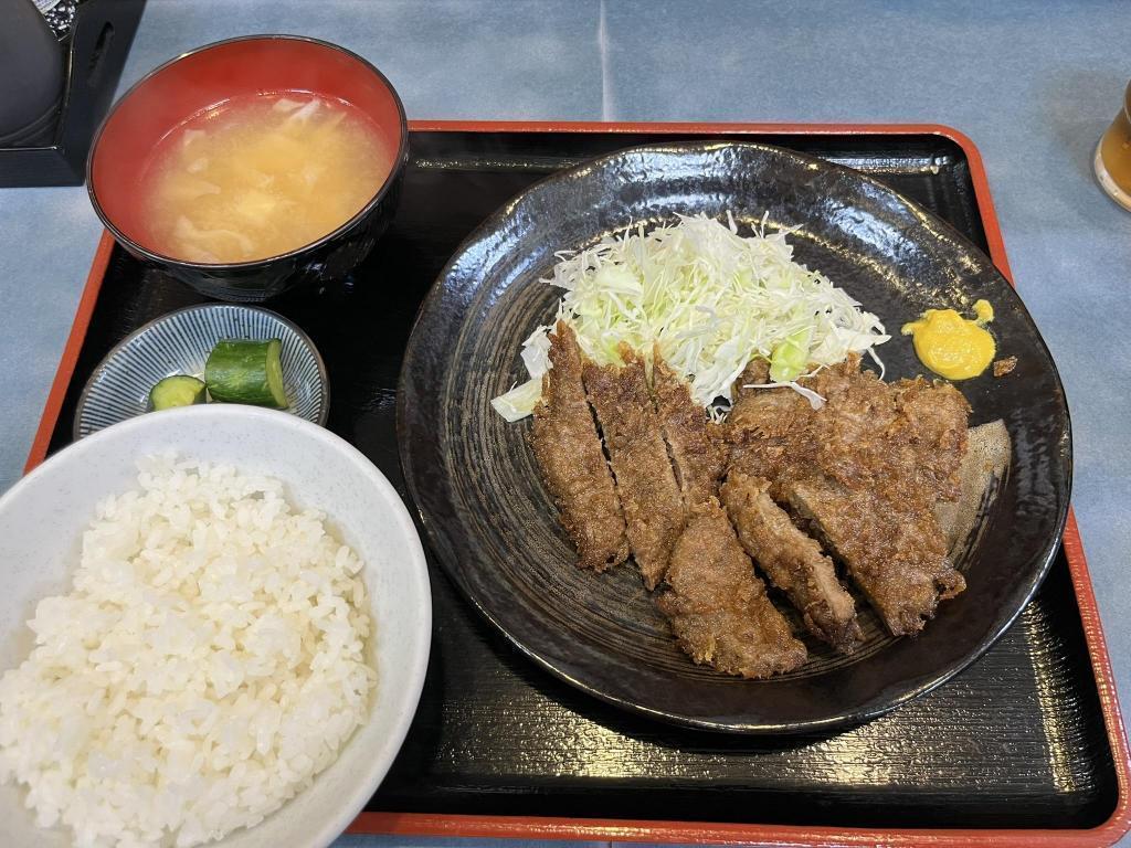 定食全景 月島名物レバーフライを探索・・もはや絶滅・・？　Part7