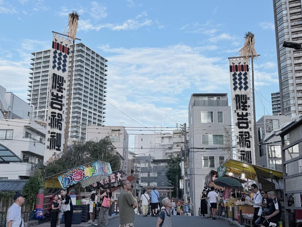  住吉神社例大祭の幟柱はまた３年後
9/13（日）17時には祭りの様子がTVでオンエア‼️