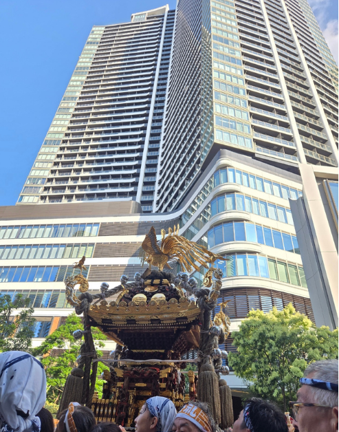  佃住吉神社例祭は8月8日から8月10日「四之部」と「二号地」でも盛大に行われました。