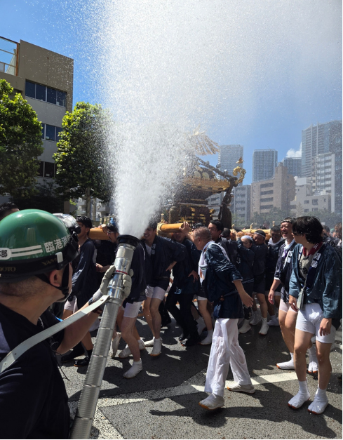  佃住吉神社例祭は8月8日から8月10日「四之部」と「二号地」でも盛大に行われました。