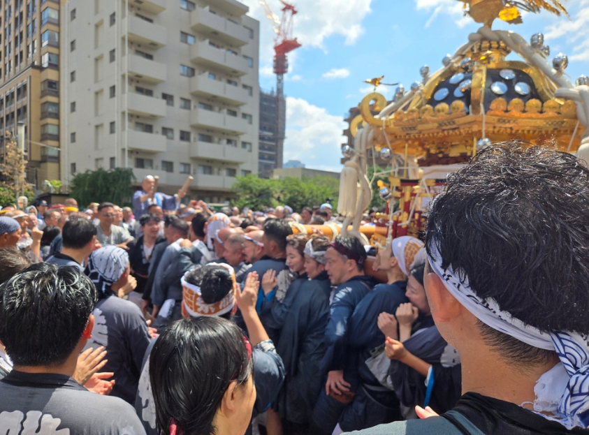  佃住吉神社例祭は8月8日から8月10日「四之部」と「二号地」でも盛大に行われました。