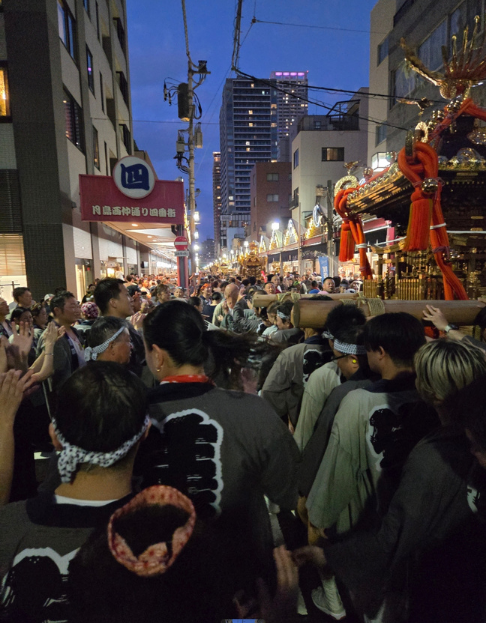  佃住吉神社例祭は8月8日から8月10日「四之部」と「二号地」でも盛大に行われました。