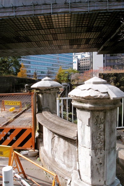  日本橋川・常磐橋の復旧工事