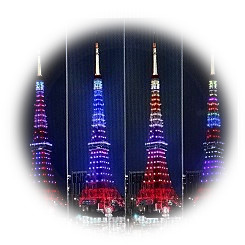  東京タワー「天皇陛下御即位奉祝」特別ライトアップ